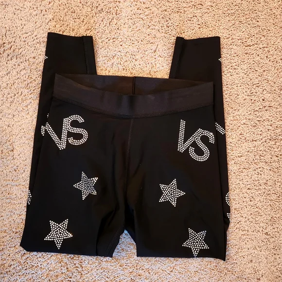 Victoria Secret Sport Black Leggings Size Medium - Picture 1 of 8
